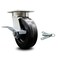 Service Caster 6 Inch Kingpinless Phenolic Wheel Swivel Caster with Brake and Swivel Lock SCC SCC-KP30S620-PHR-SLB-BSL - alternate 1